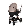 Passeggino GLORY 2in1+ADAPTERS con cesta per neonato PEARL Beige